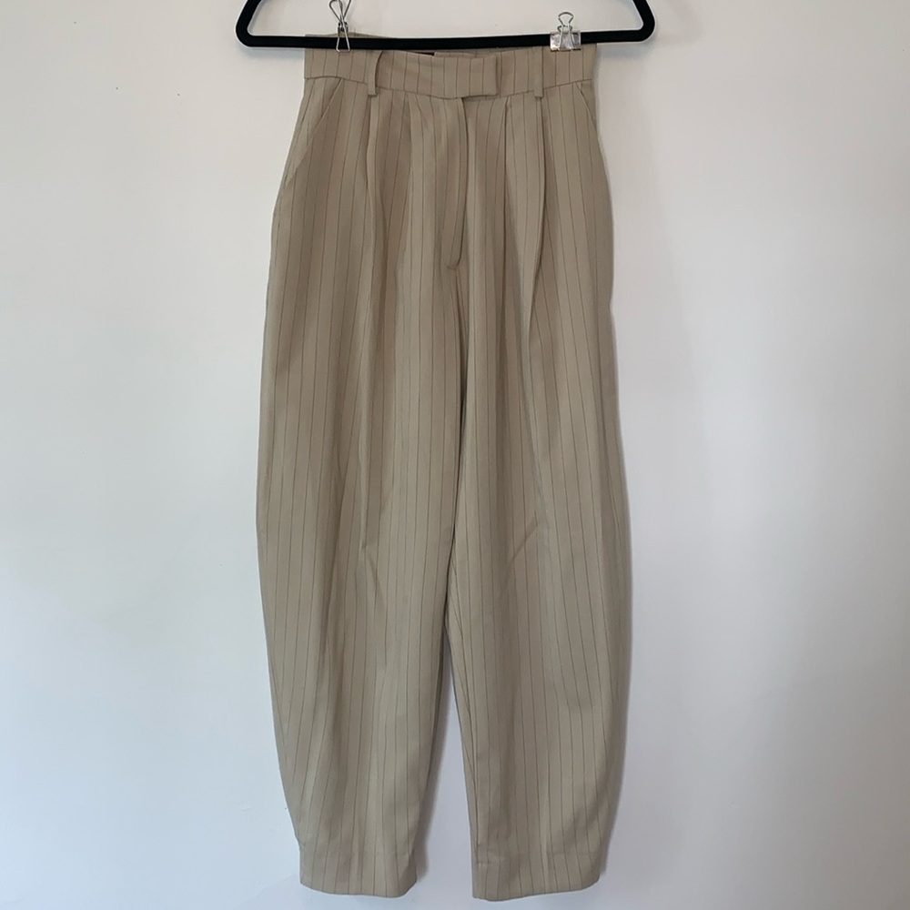 Piral brand  small gray pant with gray pinstripe